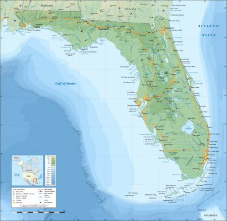 Map Of Florida West Coast: Cities And Beaches - sciencetrends1.com